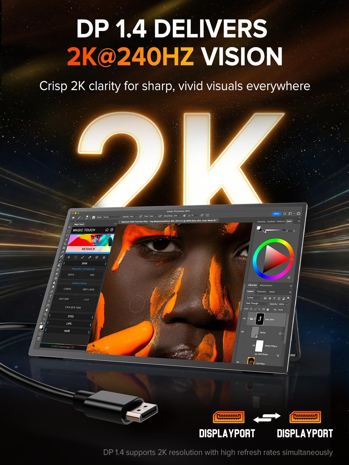 Amazon.co.jp: UPERFECT 24.5インチ 2K 240Hz モバイルゲームモニター